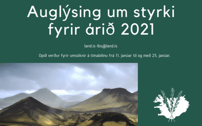 Auglýsing um styrki fyrir Landbótasjóð 2021